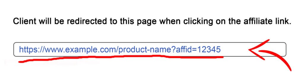Affiliate Link Example